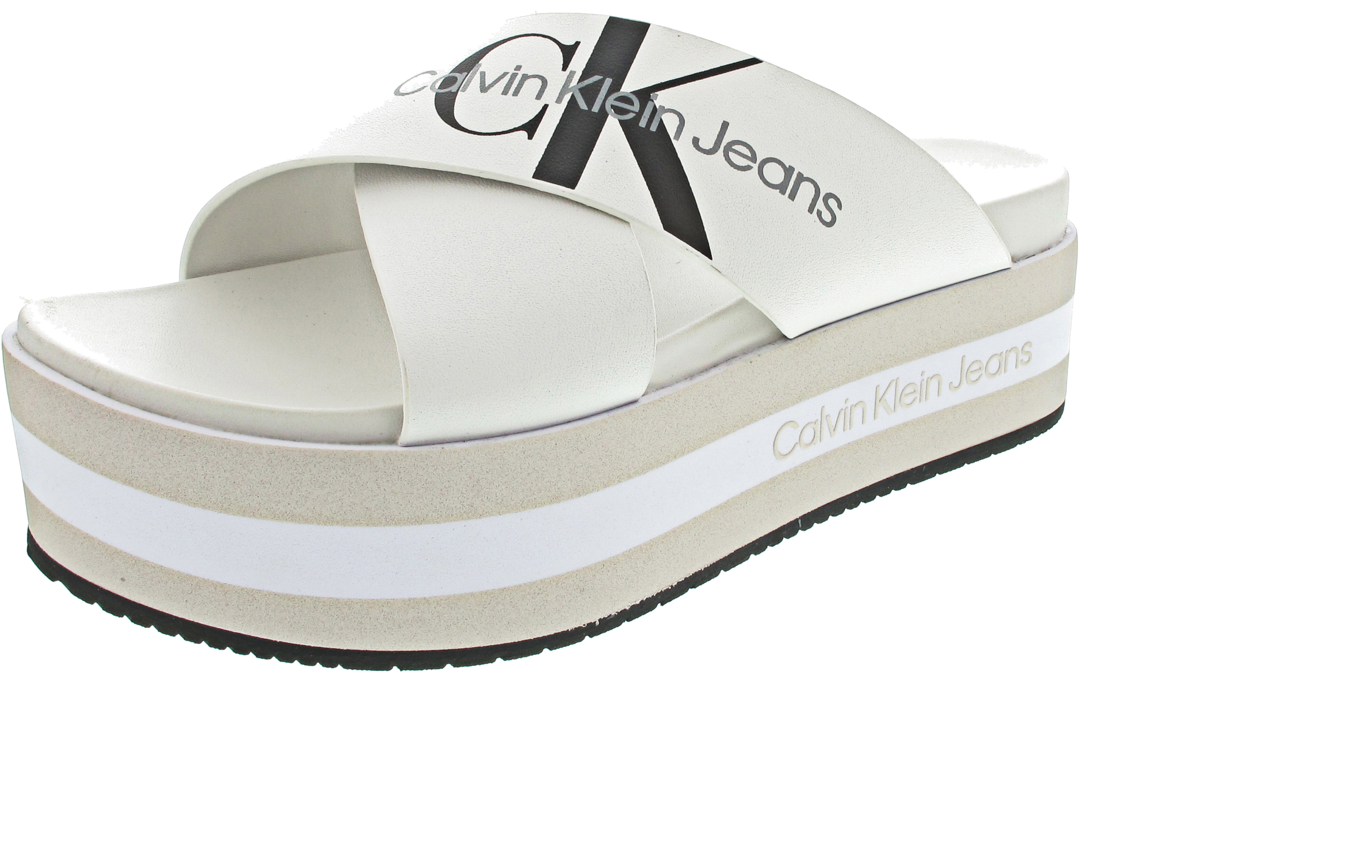 Calvin Klein Flatform Sandal Crisscros