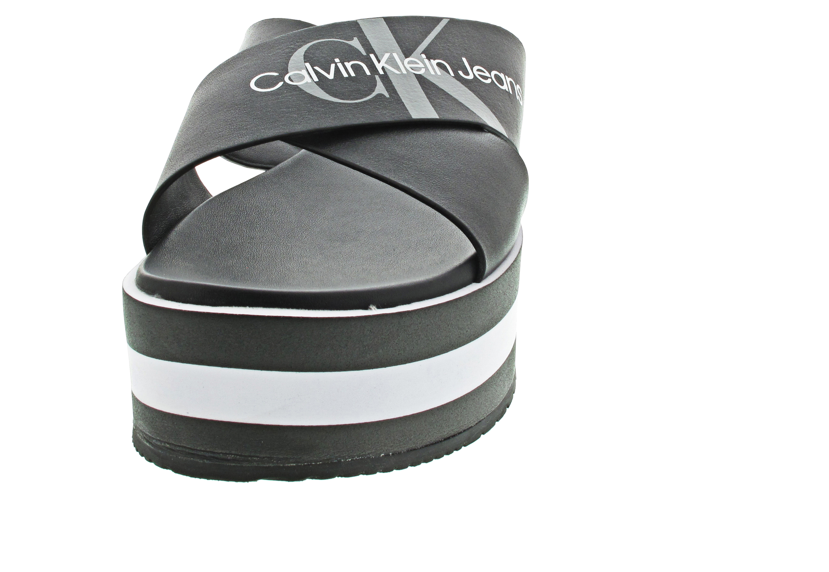 Calvin Klein Flatform Sandal Crisscros